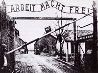 Auschwitz Gate during Word War II